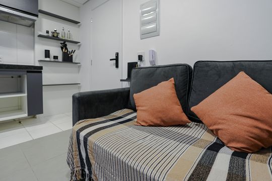 Sala de apartamento para alugar com 1 quarto, 25m² em Centro, Mogi das Cruzes