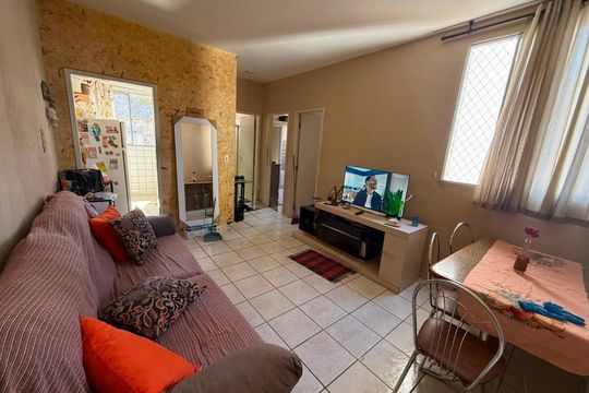 Sala de apartamento para alugar com 2 quartos, 42m² em Casa Branca, Belo Horizonte
