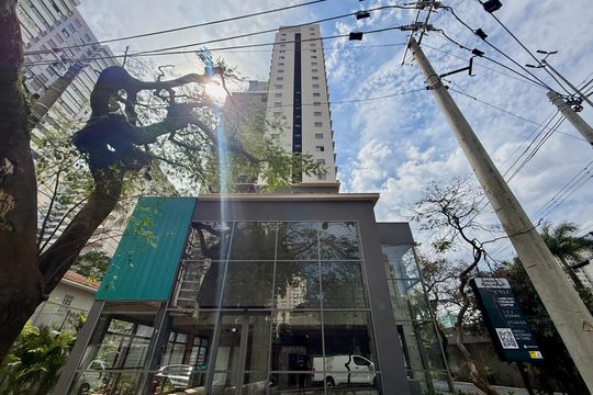 Fachada  de kitnet/studio à venda com 1 quarto, 36m² em Brooklin, São Paulo