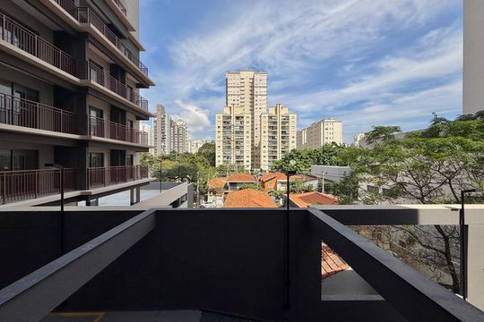 Vista  de kitnet/studio à venda com 1 quarto, 36m² em Brooklin, São Paulo