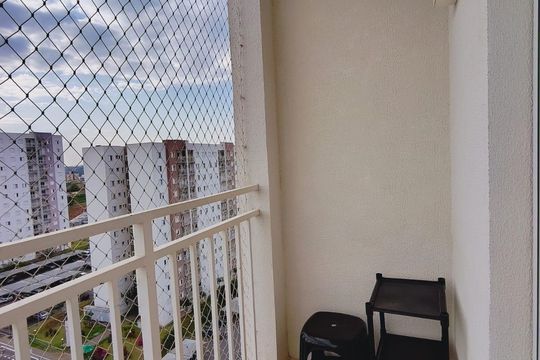 Varanda de apartamento à venda com 2 quartos, 62m² em Vila Nambi, Jundiaí