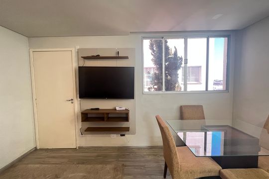 Sala de apartamento para alugar com 2 quartos, 55m² em Vila Francisco Mariano, Contagem