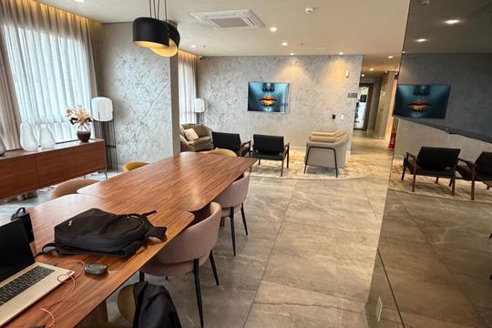 Área externa de kitnet/studio à venda com 1 quarto, 20m² em Jardim das Acacias, São Paulo