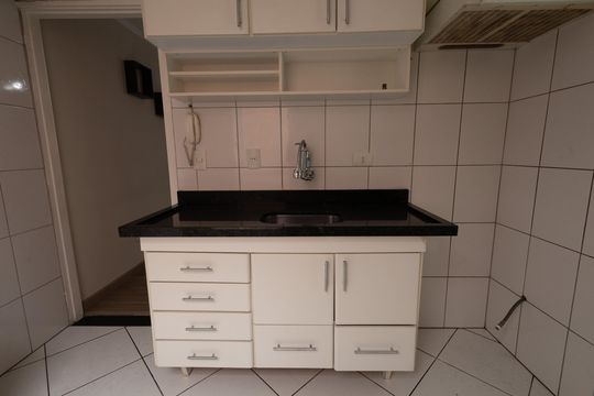 Cozinha de apartamento para alugar com 2 quartos, 54m² em Jardim America, São José dos Campos