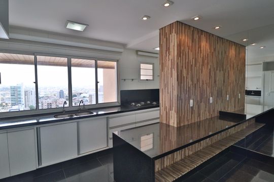 Cozinha de apartamento para alugar com 3 quartos, 274m² em Martins, Uberlândia