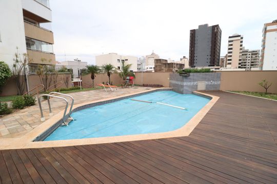 Área comum - Piscina de apartamento para alugar com 3 quartos, 274m² em Martins, Uberlândia