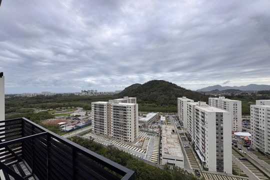 Quarto - vista de apartamento para alugar com 2 quartos, 52m² em Barra Olímpica, Rio de Janeiro