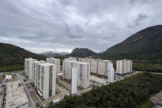 Quarto - vista de apartamento para alugar com 2 quartos, 52m² em Barra Olímpica, Rio de Janeiro