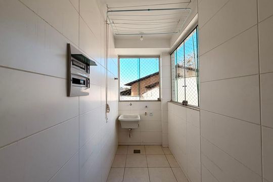 Área de serviço de apartamento à venda com 2 quartos, 75m² em Castelo, Belo Horizonte