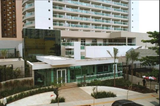 Fachada do Prédio de kitnet/studio para alugar com 1 quarto, 36m² em Barra Funda, São Paulo