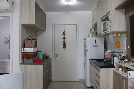 Cozinha de kitnet/studio para alugar com 1 quarto, 36m² em Barra Funda, São Paulo