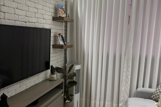 Sala de apartamento à venda com 2 quartos, 45m² em Fundacao da Casa Popular, Campinas