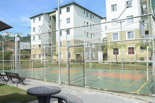 Área externa de apartamento para alugar com 2 quartos, 50m² em Paulo Vi, Belo Horizonte
