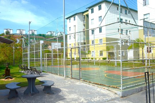 Área externa de apartamento para alugar com 2 quartos, 50m² em Paulo Vi, Belo Horizonte