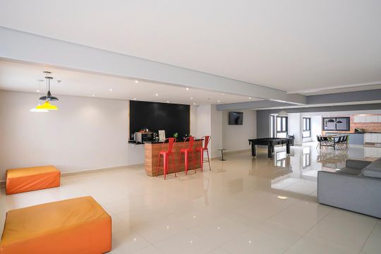 Área comum de kitnet/studio para alugar com 1 quarto, 36m² em Santa Paula, São Caetano do Sul