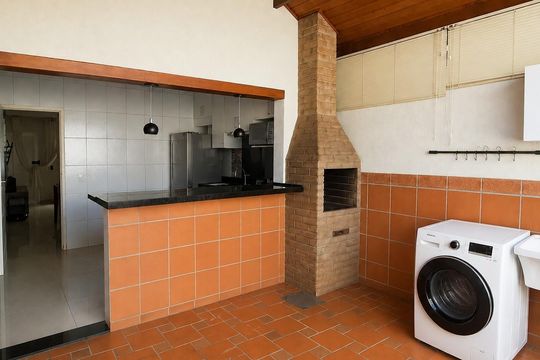 Área de serviço de casa de condomínio à venda com 2 quartos, 70m² em Vila Campos Sales, Campinas