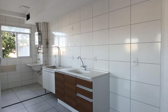 Cozinha e Área de Serviço de apartamento para alugar com 2 quartos, 43m² em Santo Antonio da Prata, Belford Roxo