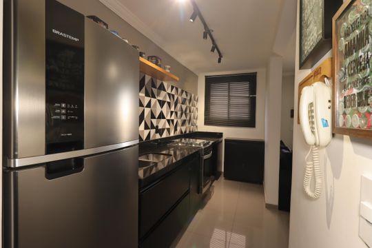 Cozinha de apartamento para alugar com 2 quartos, 60m² em Utinga, Santo André