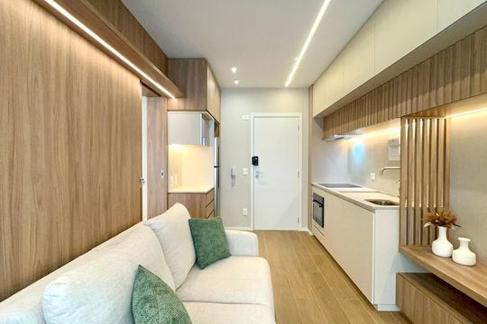 Sala de kitnet/studio para alugar com 1 quarto, 40m² em Vila Anglo Brasileira, São Paulo