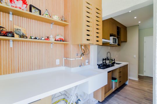 Área de Serviço de apartamento para alugar com 2 quartos, 55m² em Vila Itapegica, Guarulhos