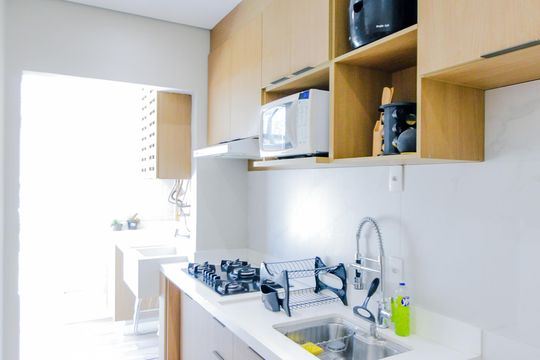 Cozinha  de apartamento para alugar com 2 quartos, 55m² em Vila Itapegica, Guarulhos