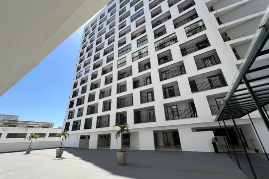 Fachada do bloco de apartamento para alugar com 2 quartos, 64m² em Manoel Honório, Juiz de Fora