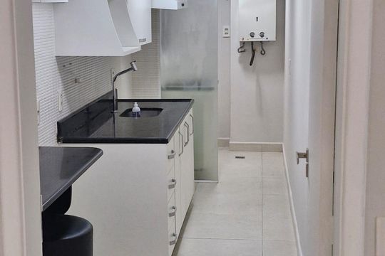 Cozinha de apartamento à venda com 2 quartos, 62m² em Campo Grande, Rio de Janeiro