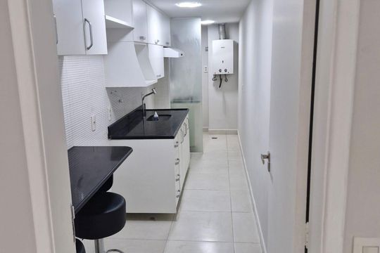Cozinha de apartamento à venda com 2 quartos, 62m² em Campo Grande, Rio de Janeiro