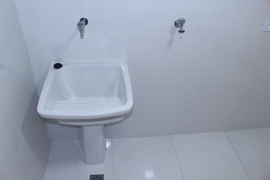 Área de Serviço de kitnet/studio para alugar com 1 quarto, 34m² em Santa Cecilia, São Paulo