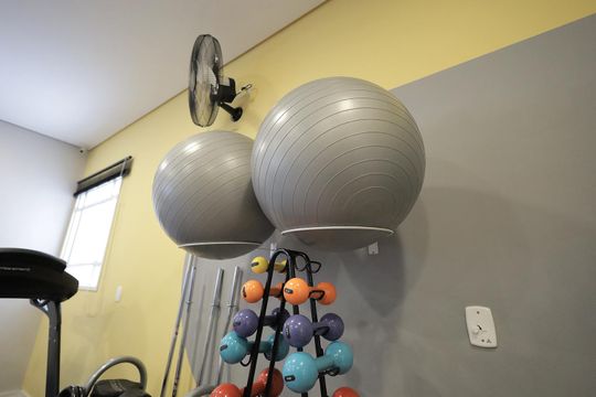 Área comum - Academia de apartamento à venda com 3 quartos, 89m² em Jardim, Santo André