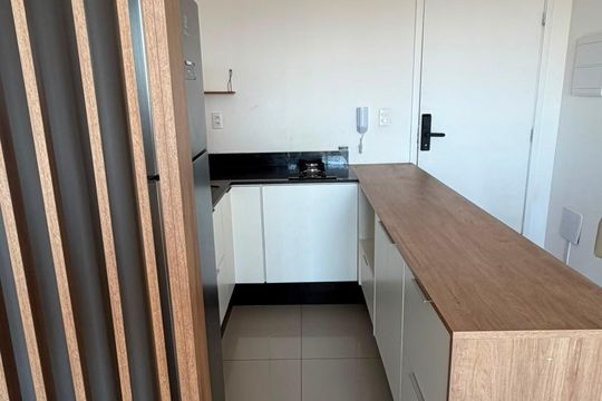 Cozinha de apartamento para alugar com 1 quarto, 45m² em Vila Jardini, Sorocaba