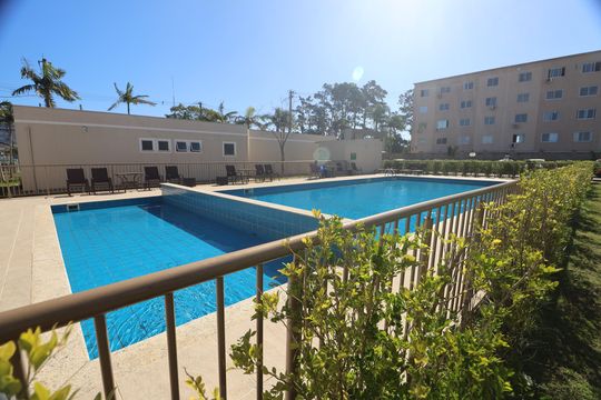 Área comum - Piscina de apartamento para alugar com 2 quartos, 46m² em Fátima, Canoas