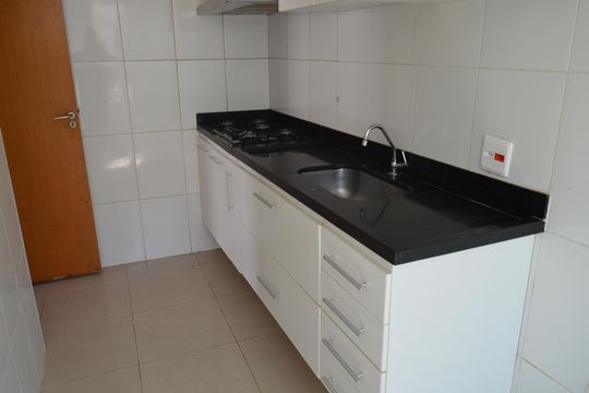 Cozinha e Área de Serviço de apartamento para alugar com 2 quartos, 69m² em Jardim Botânico, Ribeirão Preto