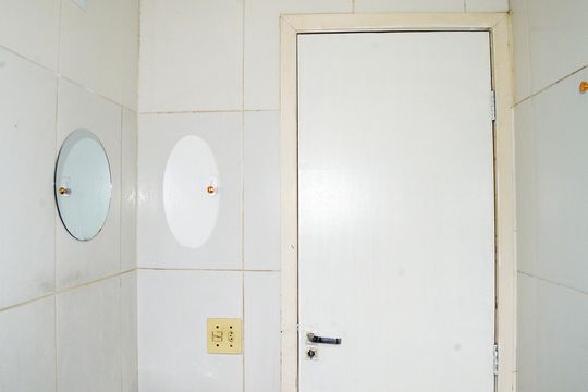 Banheiro de apartamento para alugar com 2 quartos, 56m² em São Gabriel, Belo Horizonte