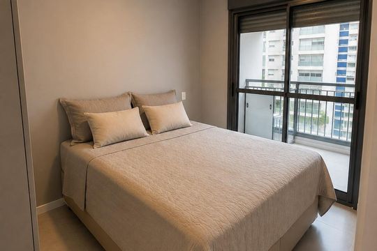 Quarto de apartamento para alugar com 1 quarto, 39m² em Pompeia, São Paulo