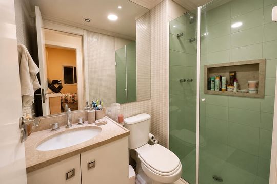 Banheiro de apartamento à venda com 3 quartos, 110m² em Mooca, São Paulo