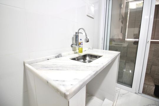 Cozinha de casa para alugar com 1 quarto, 80m² em Parque Cisper, São Paulo
