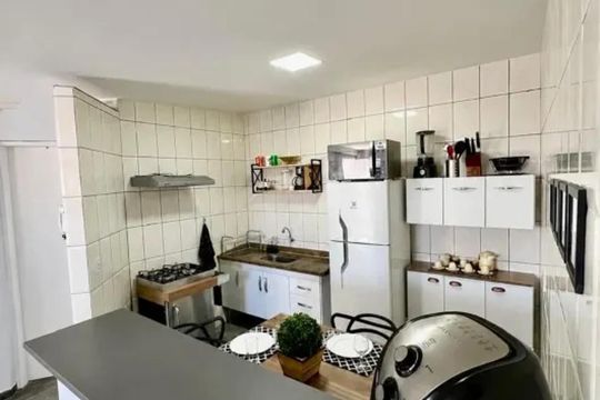 Cozinha de apartamento para alugar com 2 quartos, 90m² em Santa Maria, São Caetano do Sul