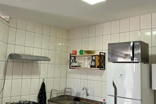 Cozinha de apartamento para alugar com 2 quartos, 90m² em Santa Maria, São Caetano do Sul