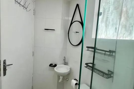 Banheiro de apartamento para alugar com 2 quartos, 90m² em Santa Maria, São Caetano do Sul