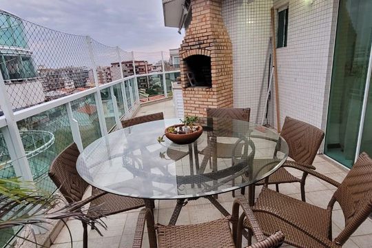 Área externa de apartamento para alugar com 4 quartos, 165m² em Braga, Cabo Frio