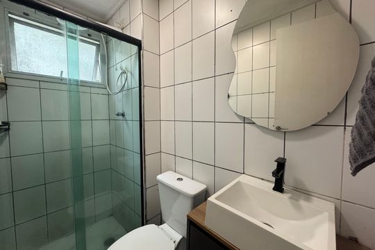 Banheiro de apartamento para alugar com 2 quartos, 62m² em Jaguaribe, Osasco