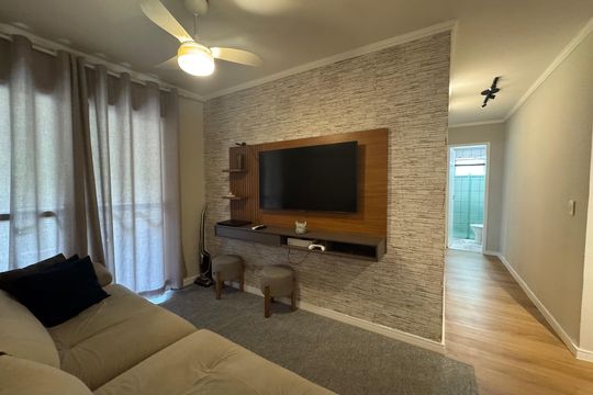 Sala de apartamento para alugar com 2 quartos, 62m² em Jaguaribe, Osasco
