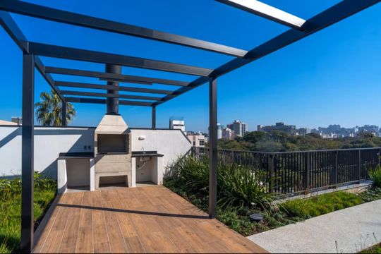 Área externa de apartamento para alugar com 1 quarto, 40m² em Farroupilha, Porto Alegre