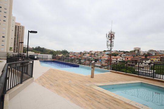 Área comum - Piscina de apartamento à venda com 1 quarto, 40m² em City Bussocaba, Osasco