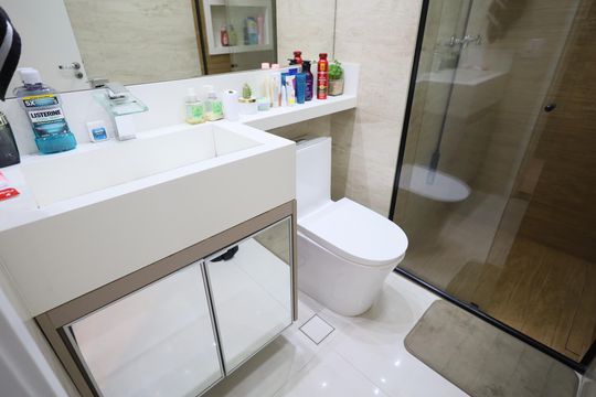 Banheiro de apartamento à venda com 1 quarto, 40m² em City Bussocaba, Osasco