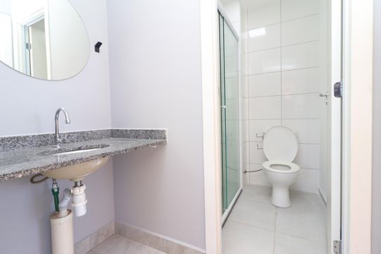 Banheiro de apartamento para alugar com 2 quartos, 35m² em Cidade Nova São Miguel, São Paulo
