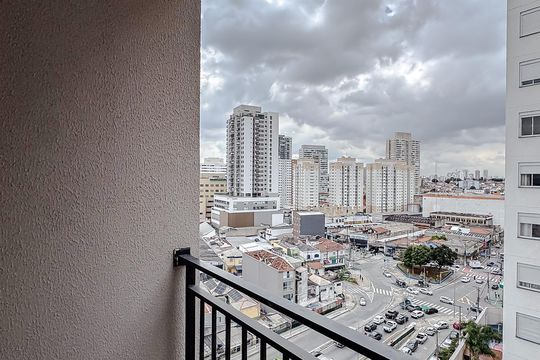 Varanda da Sala de apartamento para alugar com 2 quartos, 40m² em Belenzinho, São Paulo