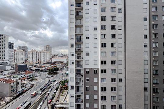 Vista da Varanda de apartamento para alugar com 2 quartos, 40m² em Belenzinho, São Paulo