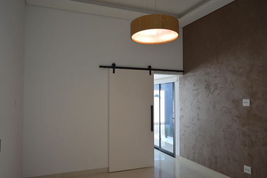 Sala de casa de condomínio para alugar com 3 quartos, 146m² em Bonfim Paulista, Ribeirão Preto